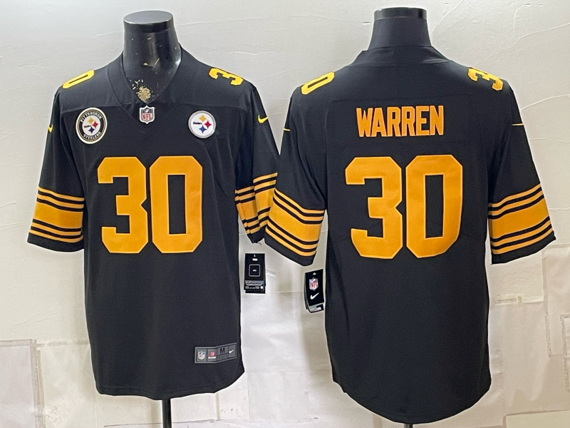 2026 Men Pittsburgh Steelers #30 Warren Black Limited Nike NFL Jersey0831003